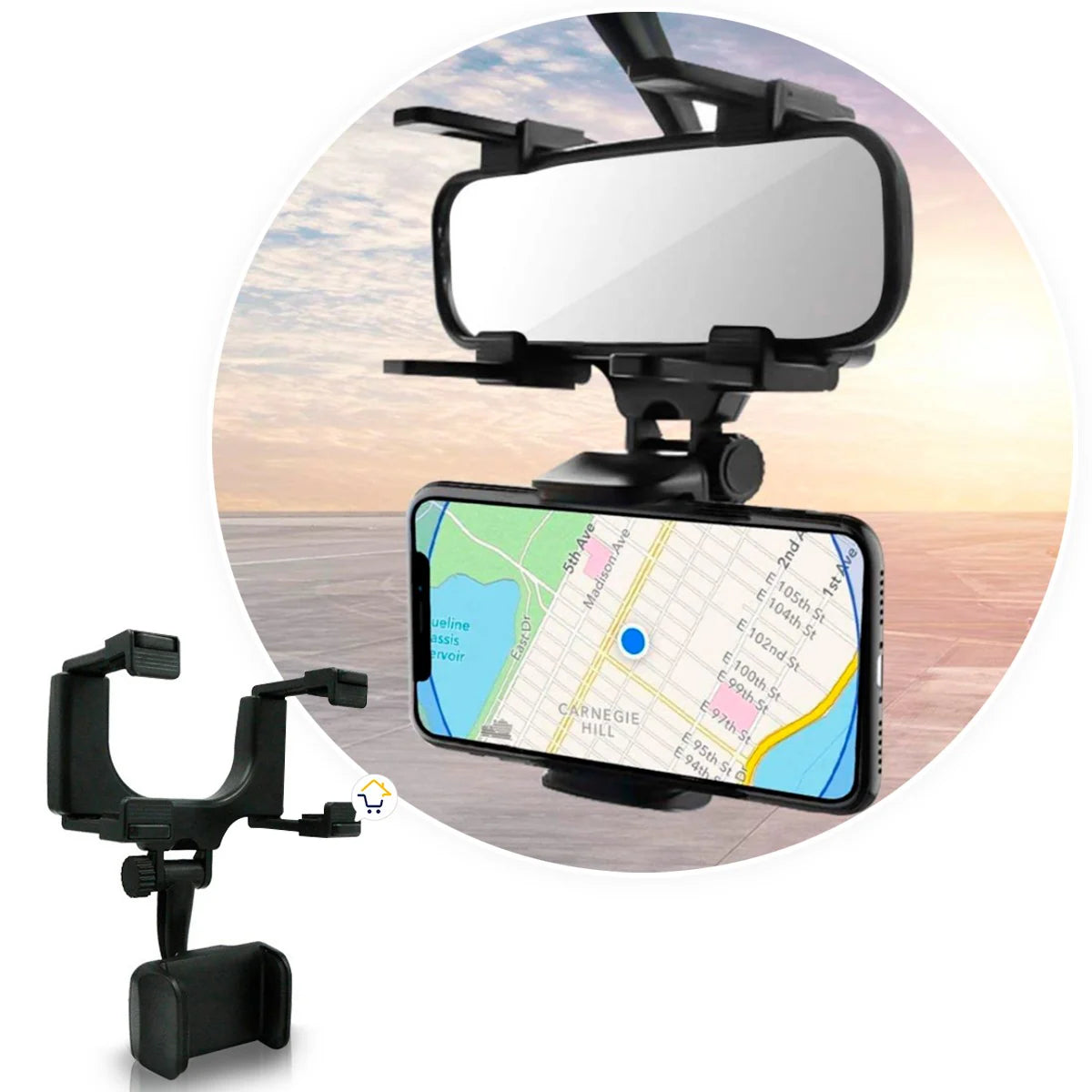 Gª - Soporte Retrovisor Universal