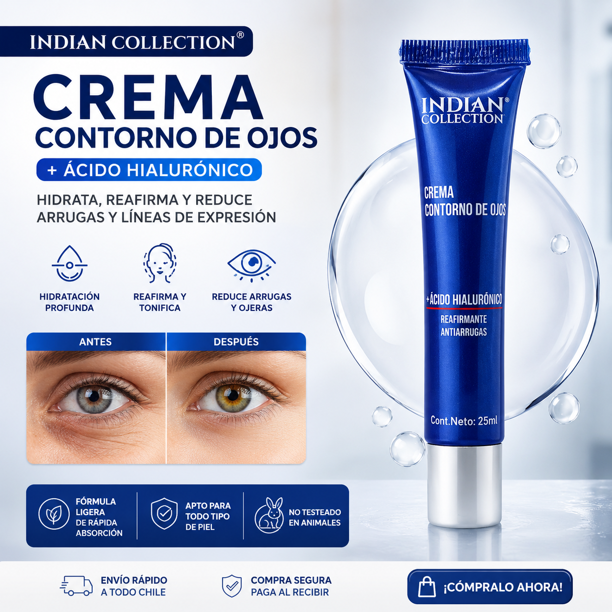 CREMA ANTIOJERAS INDIAN COLLECTION 25ML